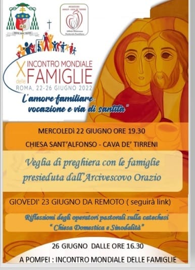 Ufficio Pastorale Familiare Amalfi – Cava  “X Incontro Mondiale delle Famiglie”