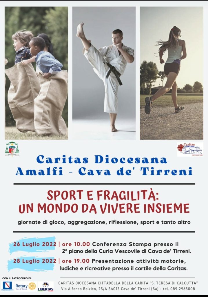 Caritas Diocesana Amalfi – Cava “Sport e Fragilità: un mondo da vivere insieme”