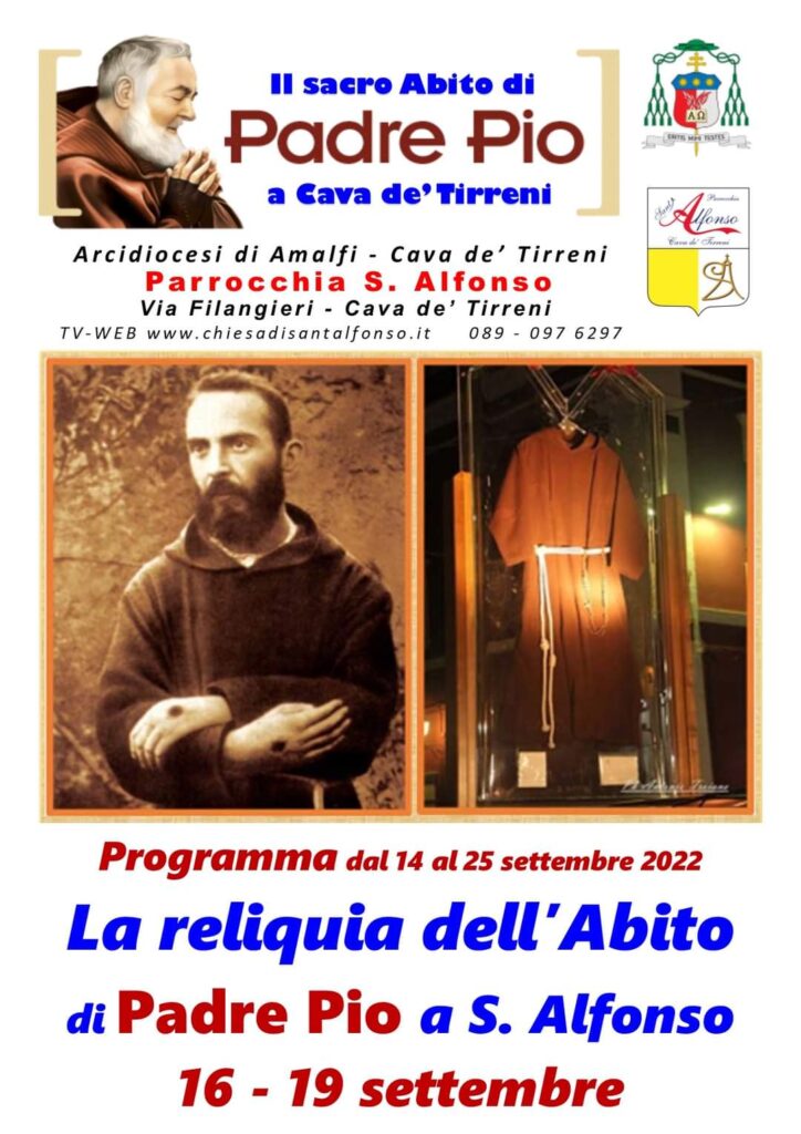 Parrocchia S. Alfonso Maria De’ Liguori “Il Sacro Abito di Padre Pio a Cava”