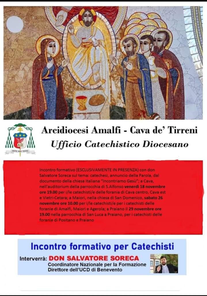 Ufficio Catechistico Diocesano “Incontro Formativo per Catechisti”