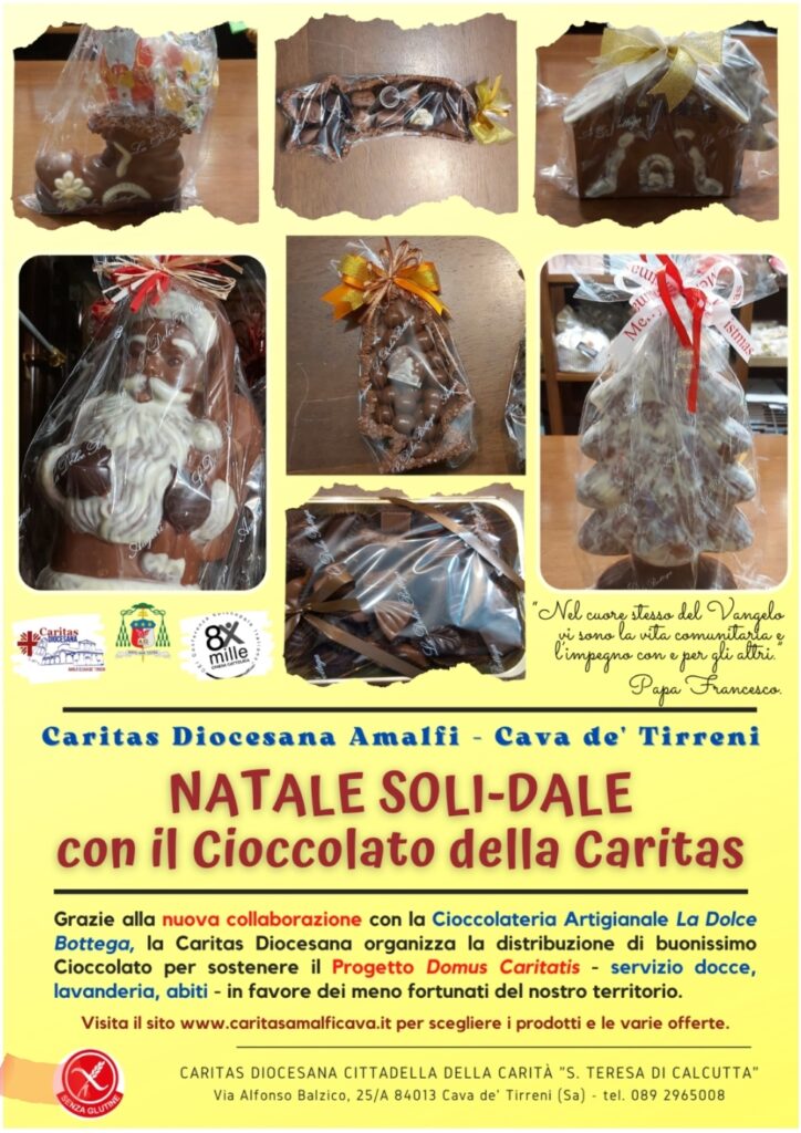 Natale Solidale con il Cioccolato della Caritas