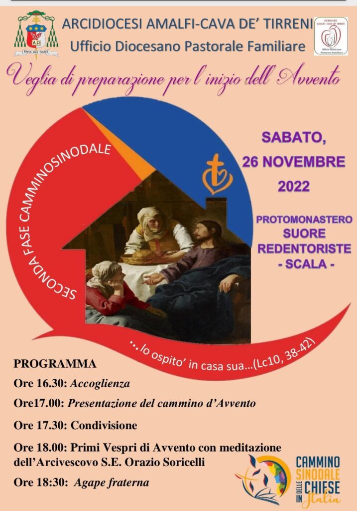 Ufficio Diocesano Pastorale Familiare Amalfi – Cava “VIVERE L’AVVENTO 2022 IN FAMIGLIA”