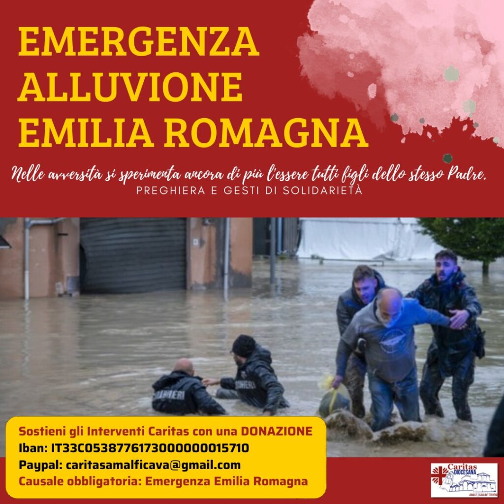 Caritas Diocesana Amalfi – Cava “Emergenza Alluvione Emilia Romagna”