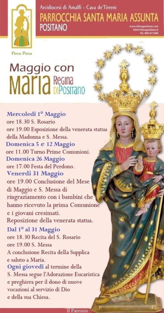 Parrocchia S. Maria Assunta – Maggio con Maria Regina di Positano