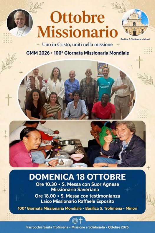 Ottobre Missionario “Un Cristo, uniti nella missione” Ottobre Missionario “Un Cristo, uniti nella missione”